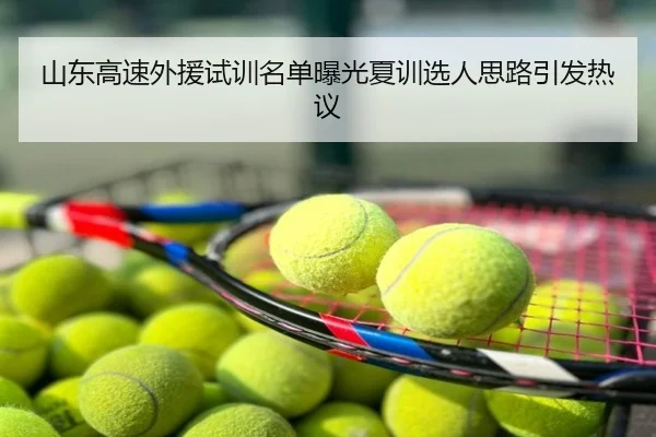 山东高速外援试训名单曝光夏训选人思路引发热议